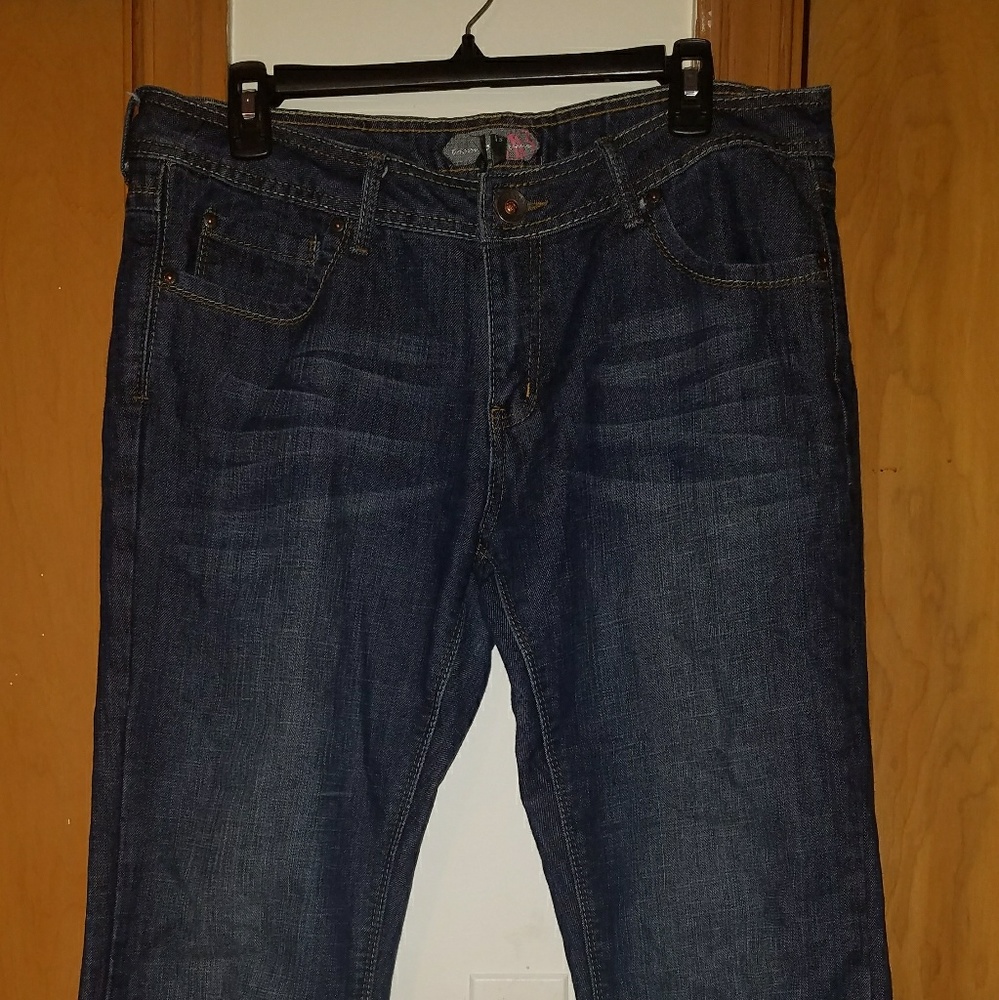 Boot cut denim jeans